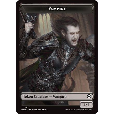Vampire (0007) // Vampire (0008) Double-Sided Token (INR-7 // 8) - Innistrad Remastered Foil