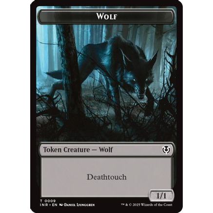 Wolf (0009) // Wolf (0018) Double-Sided Token (INR-9 // 18) - Innistrad Remastered Foil