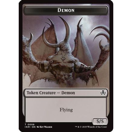 Demon // Human Cleric Double-Sided Token (INR-6 // 19) - Innistrad Remastered Foil