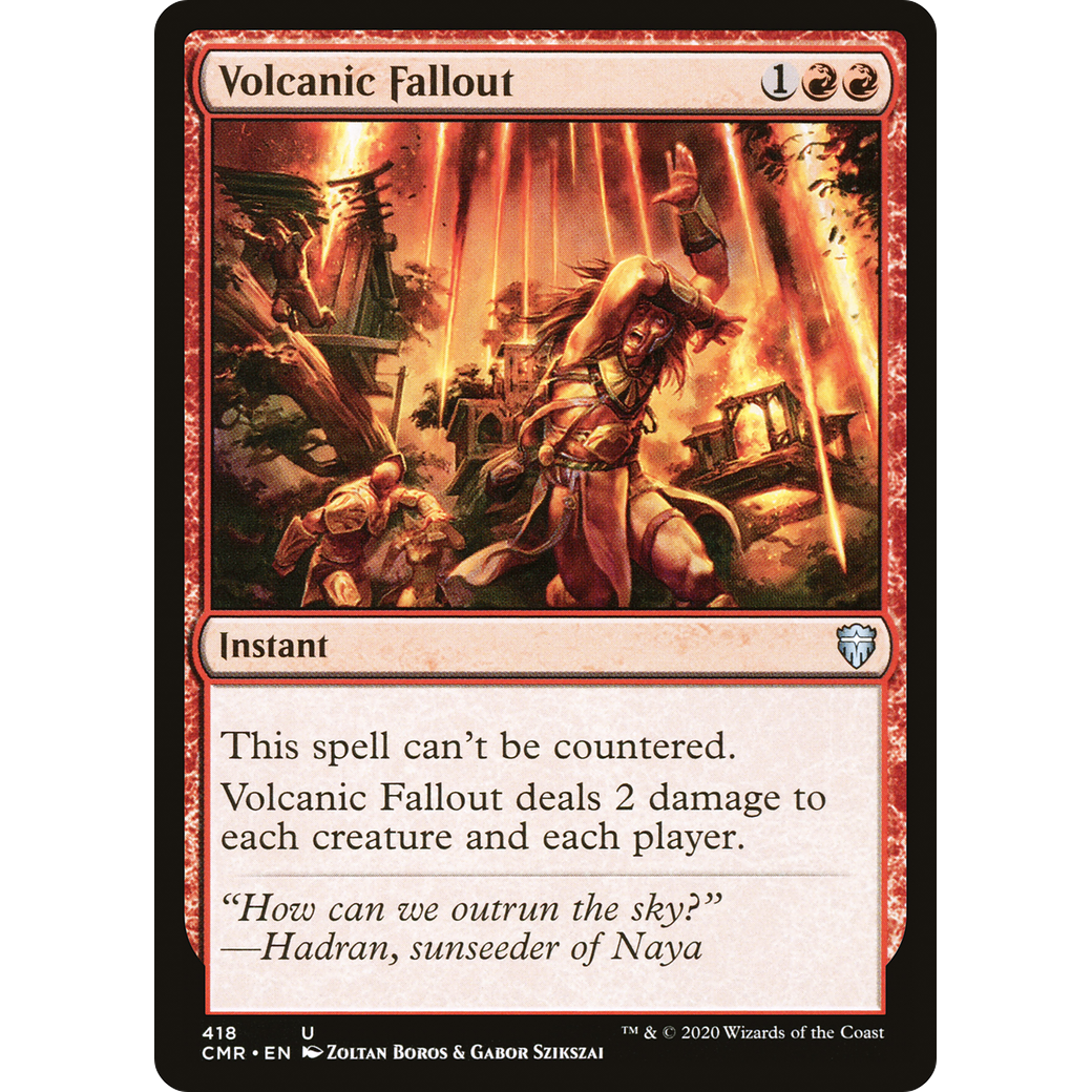 Volcanic Fallout (CMR-418) - Commander Legends