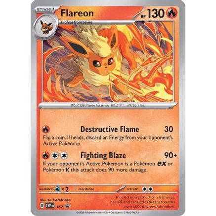 Flareon - 167 167 - SV Scarlet & Violet Promo Cards Holofoil