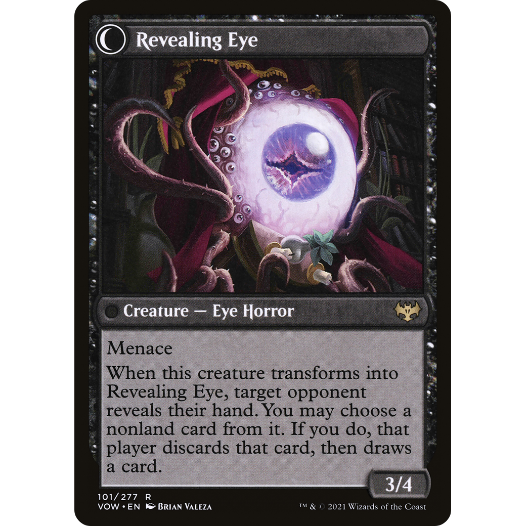Concealing Curtains (VOW-101) - Innistrad: Crimson Vow: (Double Faced Transform) Foil