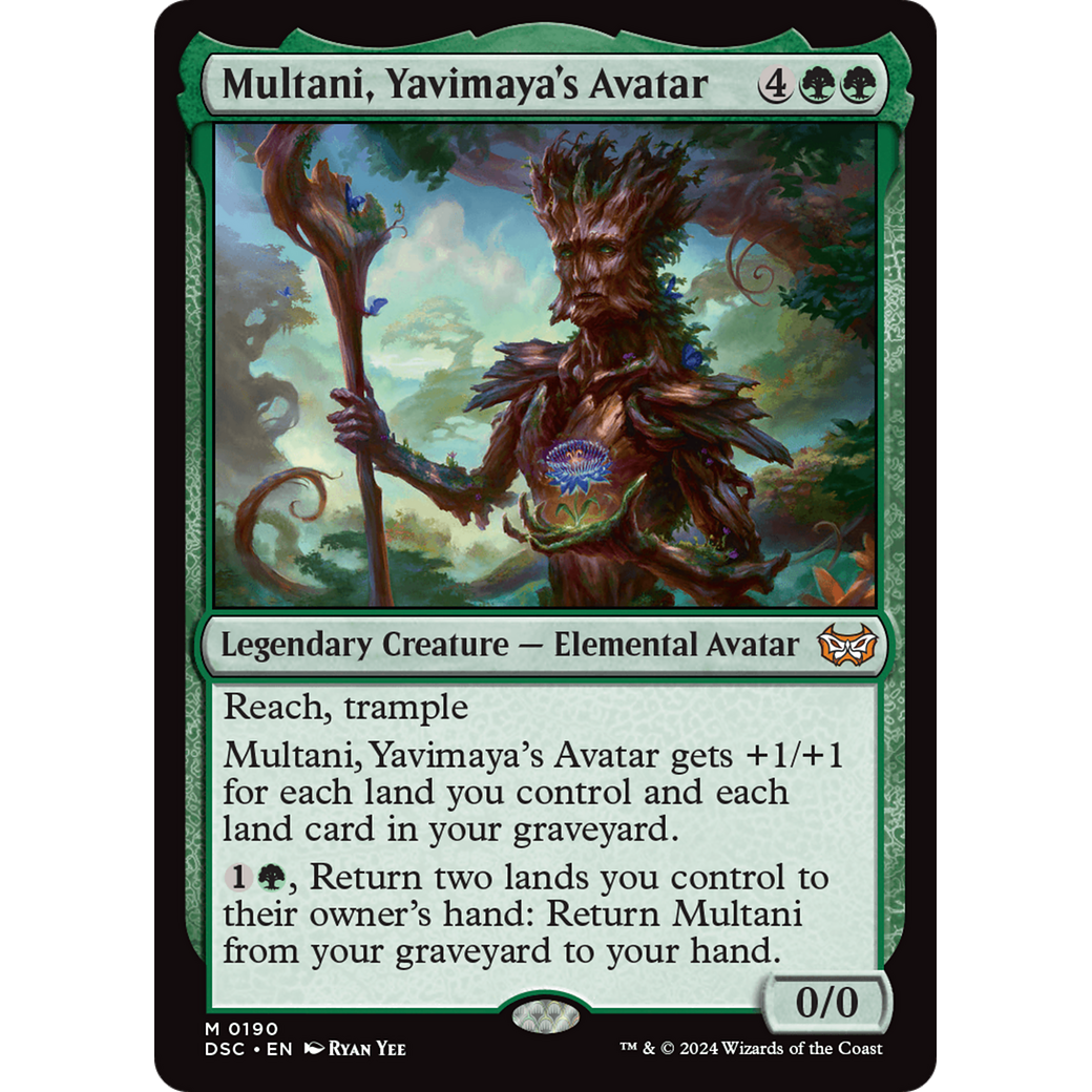 Multani, Yavimaya's Avatar (DSC-190) - Duskmourn: House of Horror Commander
