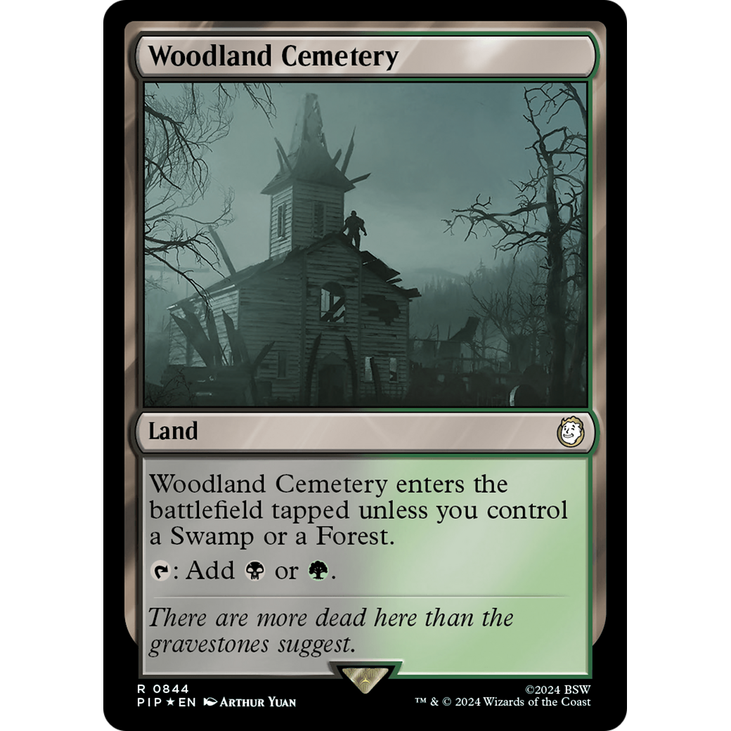 Woodland Cemetery (PIP-844) - Fallout Foil