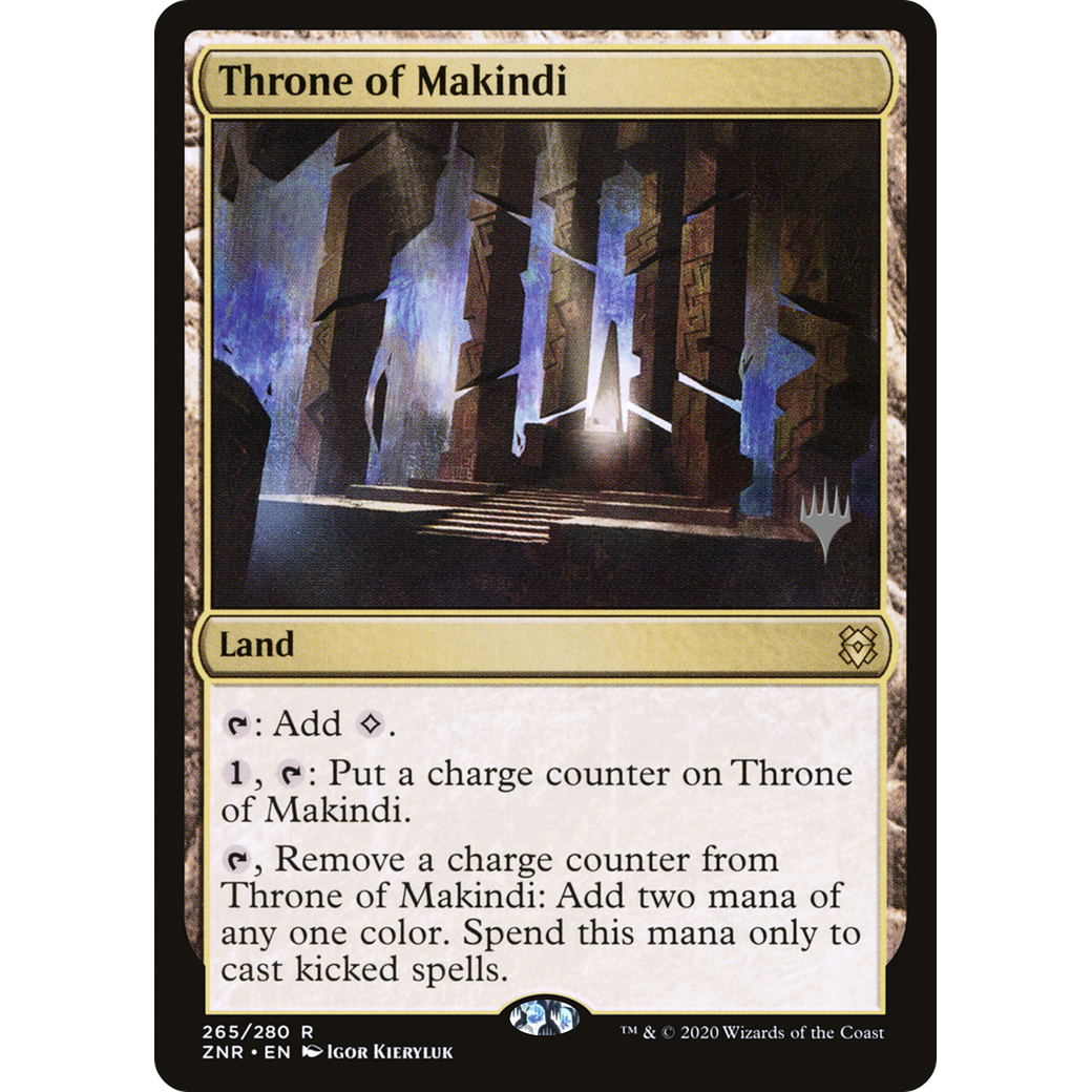 Throne of Makindi (PPZNR-265) - Zendikar Rising Promos Foil
