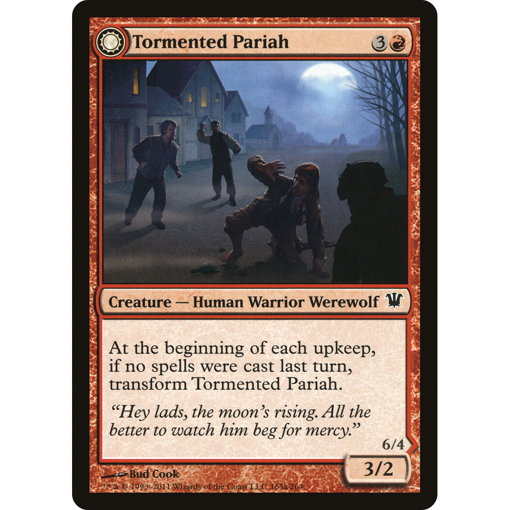 Tormented Pariah (ISD-165) - Innistrad: (Double Faced Transform) Foil