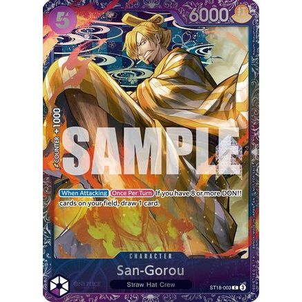 San-Gorou (Treasure Cup 2025) (ST18-003) - One Piece Promotion Cards Foil