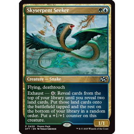 Skyserpent Seeker (PPDFT-420) - Promo Pack: Aetherdrift Foil