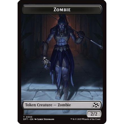 Zombie (0003) // Pilot Double-Sided Token (DFT-3 // 1) - Aetherdrift