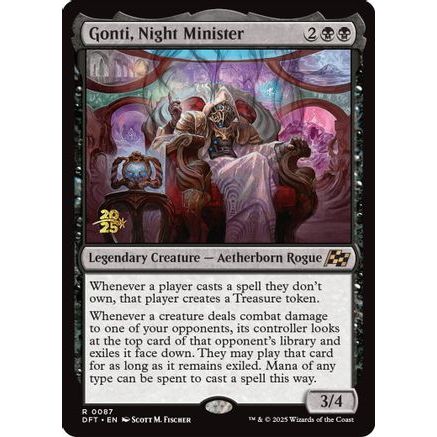 Gonti, Night Minister (PRE-087) - Prerelease Cards Foil