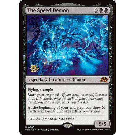 The Speed Demon (PRE-105) - Prerelease Cards Foil