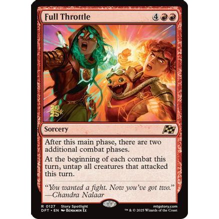 Full Throttle (PRE-127) - Prerelease Cards Foil