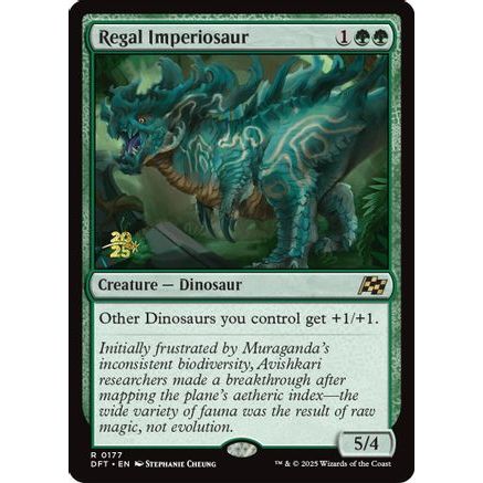 Regal Imperiosaur (PRE-177) - Prerelease Cards Foil