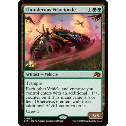 Thunderous Velocipede (PRE-183) - Prerelease Cards Foil