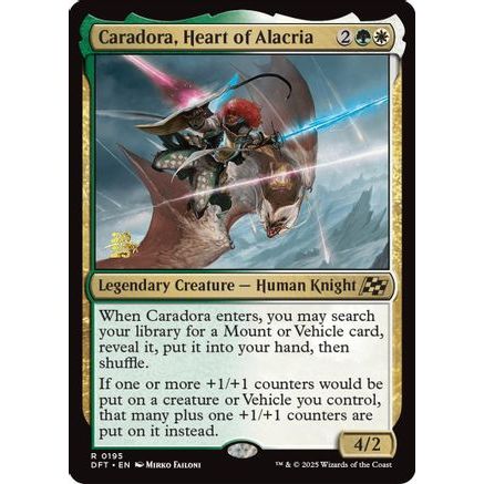 Caradora, Heart of Alacria (PRE-195) - Prerelease Cards Foil