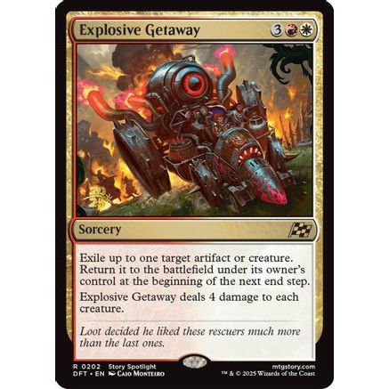 Explosive Getaway (PRE-202) - Prerelease Cards Foil