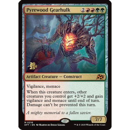 Pyrewood Gearhulk (PRE-216) - Prerelease Cards Foil