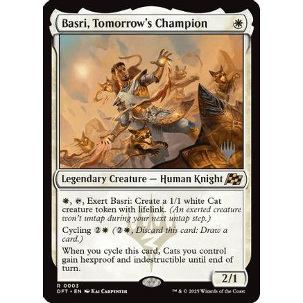 Basri, Tomorrow's Champion (PPDFT-003) - Promo Pack: Aetherdrift Foil