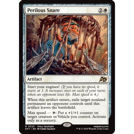 Perilous Snare (PPDFT-023) - Promo Pack: Aetherdrift Foil