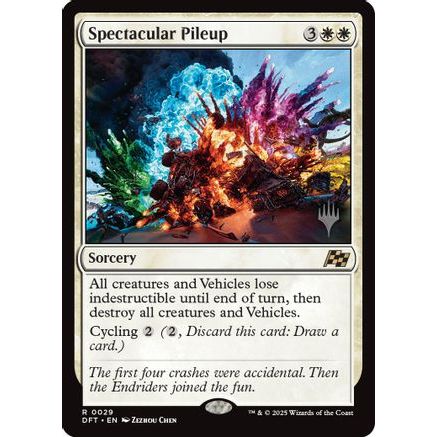 Spectacular Pileup (PPDFT-029) - Promo Pack: Aetherdrift Foil