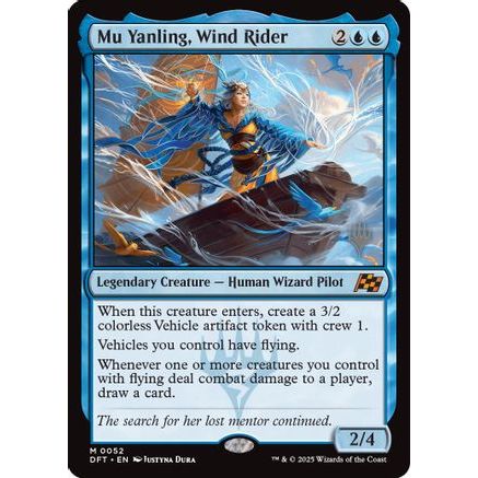 Mu Yanling, Wind Rider (PPDFT-052) - Promo Pack: Aetherdrift Foil