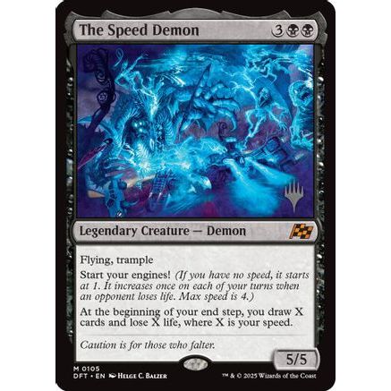 The Speed Demon (PPDFT-105) - Promo Pack: Aetherdrift Foil