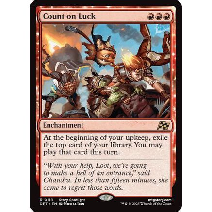 Count on Luck (PPDFT-118) - Promo Pack: Aetherdrift Foil