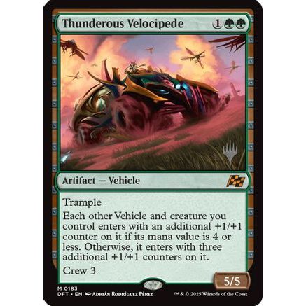 Thunderous Velocipede (PPDFT-183) - Promo Pack: Aetherdrift