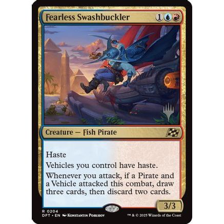 Fearless Swashbuckler (PPDFT-204) - Promo Pack: Aetherdrift Foil