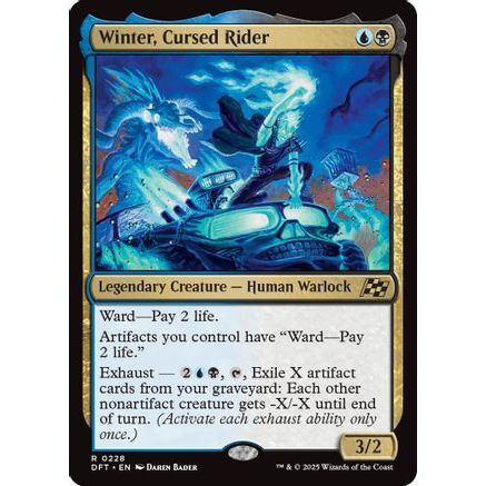 Winter, Cursed Rider (PPDFT-228) - Promo Pack: Aetherdrift Foil