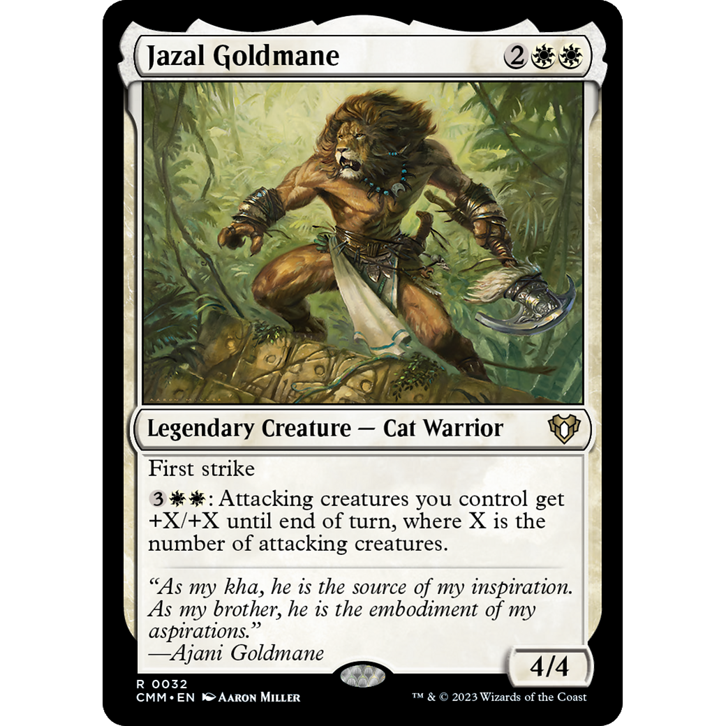 Jazal Goldmane (CMM-032) - Commander Masters Foil
