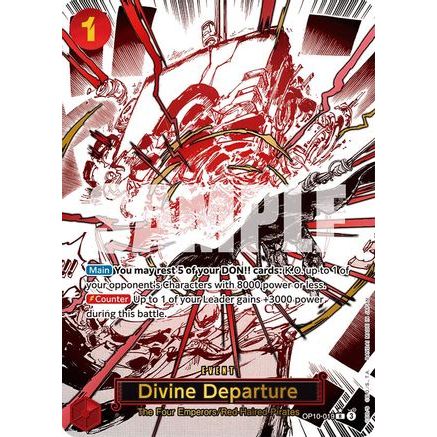 Divine Departure (Parallel) (OP10-019) - Royal Blood Foil