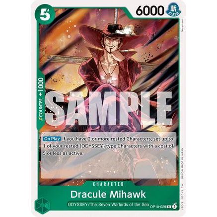 Dracule Mihawk (OP10-029) - Royal Blood Foil