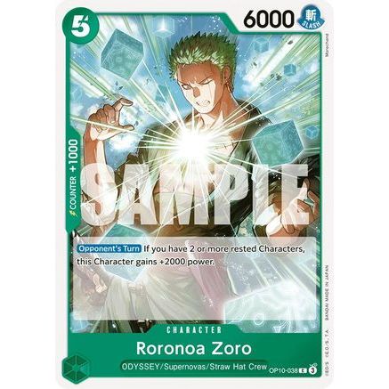 Roronoa Zoro (038) (OP10-038) - Royal Blood