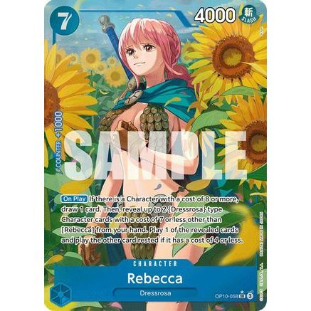Rebecca (Parallel) (OP10-058) - Royal Blood Foil