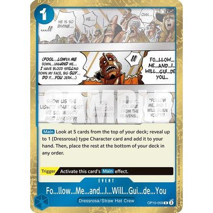 Fo...llow...Me...and...I...Will...Gui...de...You (OP10-059) - Royal Blood Foil