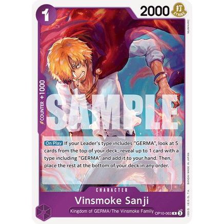 Vinsmoke Sanji (OP10-063) - Royal Blood Foil