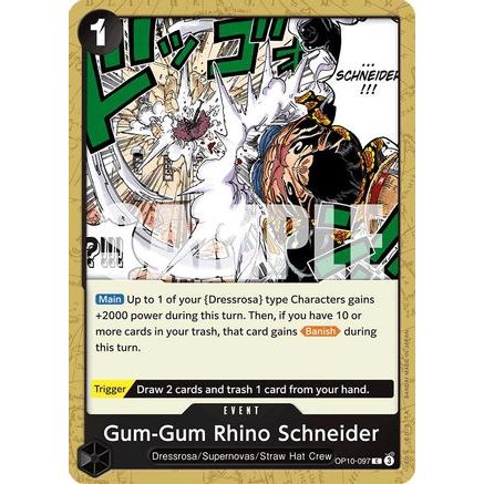 Gum-Gum Rhino Schneider (OP10-097) - Royal Blood