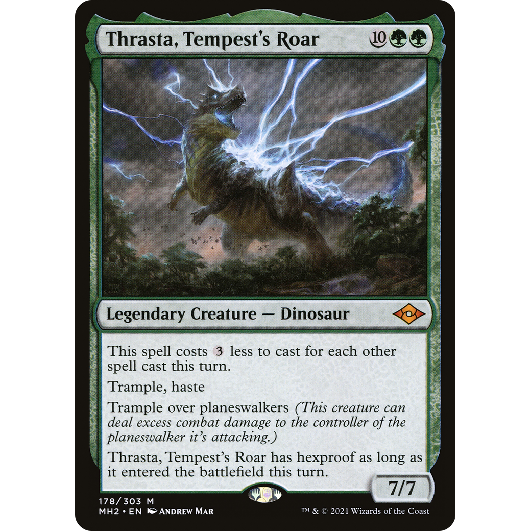 Thrasta, Tempest's Roar (MH2-178) - Modern Horizons 2 Foil