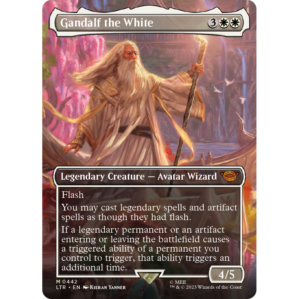 Gandalf the White (LTR-442) - The Lord of the Rings: Tales of Middle-earth (Borderless) Foil