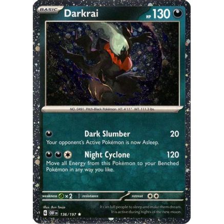 Darkrai (Cosmos Holo) 136 - Miscellaneous Cards & Products Holofoil