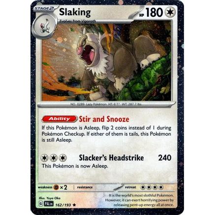 Slaking (Cosmos Holo) 162 - Miscellaneous Cards & Products Holofoil
