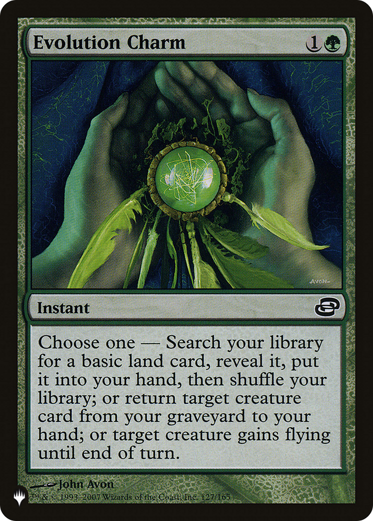 Evolution Charm (LIST-127/165) - The List