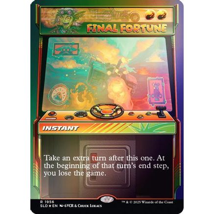 Final Fortune (Rainbow Foil) (SLD-1956) - Secret Lair Drop Series Foil