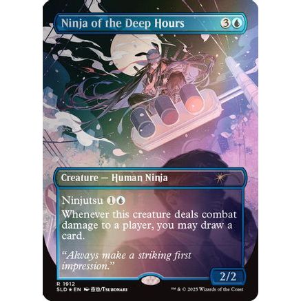 Ninja of the Deep Hours (Rainbow Foil) (SLD-1912) - Secret Lair Drop Series Foil