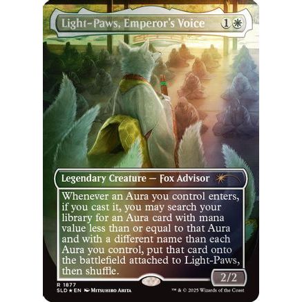 Light-Paws, Emperor's Voice (Rainbow Foil) (SLD-1877) - Secret Lair Drop Series Foil