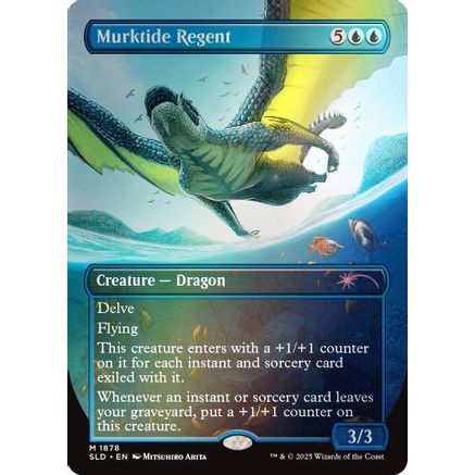 Murktide Regent (Rainbow Foil) (SLD-1878) - Secret Lair Drop Series Foil