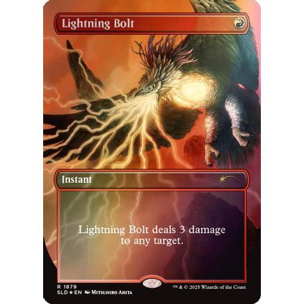Lightning Bolt (1879) (Rainbow Foil) (SLD-1879) - Secret Lair Drop Series Foil