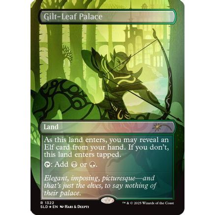 Gilt-Leaf Palace (Rainbow Foil) (SLD-1322) - Secret Lair Drop Series Foil