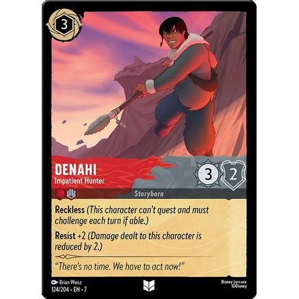 Denahi - Impatient Hunter (124/204) - Archazias Island Cold Foil
